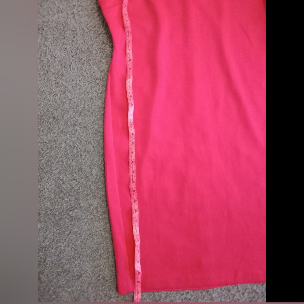 NY&CO RED RUFFLE SLEEVELESS DRESS SIZE XL - Picture 5 of 8